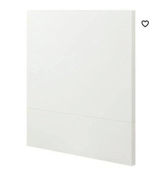 2 Cabeceros Malm 90cm Blanco