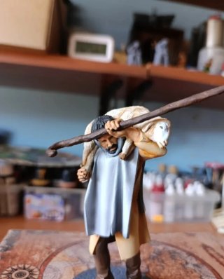 Figura Pastor con Oveja