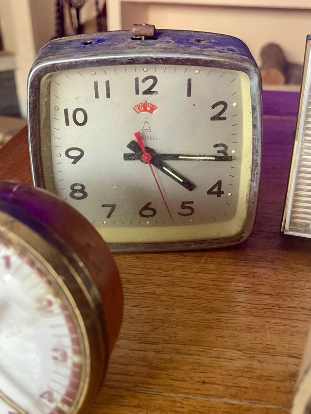 Lote 5 relojes despertador JAZ vintage cuerda