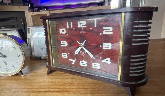 Lote 5 relojes despertador JAZ vintage cuerda