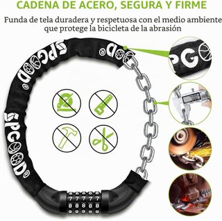 Candado SPGOOD bici con clave de numeros