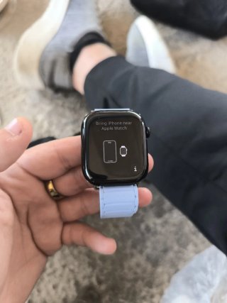 Apple Watch Plata y Violeta series 11