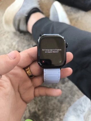 Apple Watch Plata y Violeta series 11