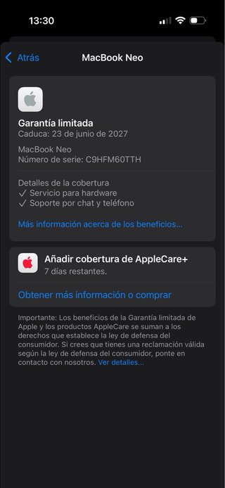 MacBook Neo 8/256GB Verde + Garantía
