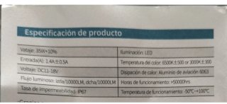 Bombillas LED Coche H4