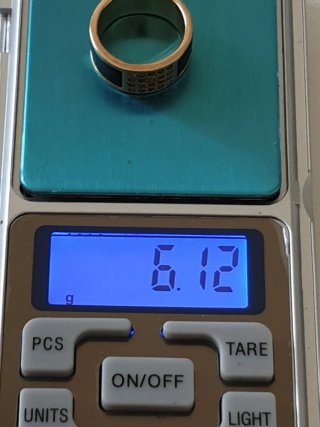 Anillo Oro 585 Negro 6,12g