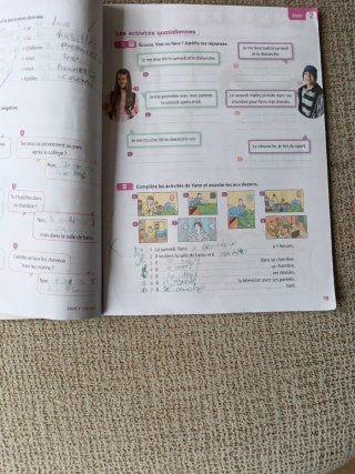 Adomania, français A1.2, 2 ESO. Cahier d'activités