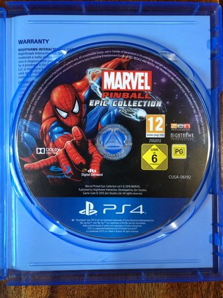 Marvel Pinball epic collection vol.1 ps4