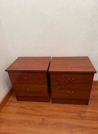 Mesitas de noche de madera (2 unidades)