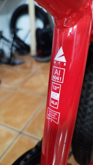 Bicicleta WRC Roja