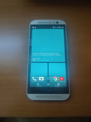 HTC One M8 Plata