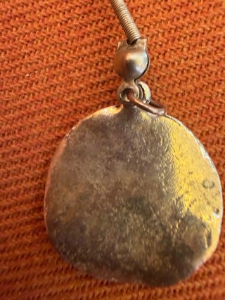 Collar étnico vintage con medallón