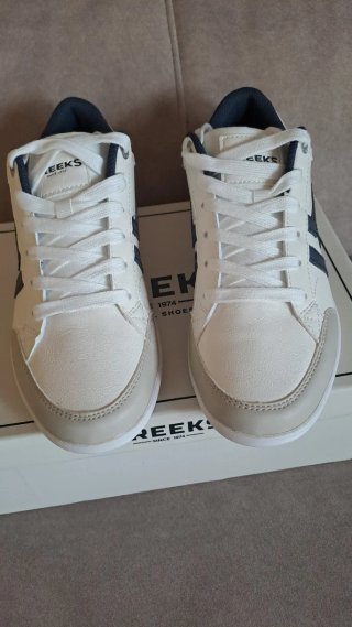 Zapatillas Creeks Blancas y azul