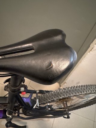Bicicleta de montaña Rockrider morada