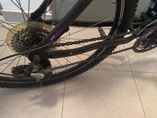 Bicicleta de montaña Rockrider morada