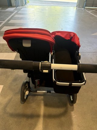 Carrito Gemelar Bugaboo Rojo
