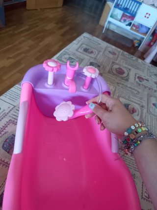 Bañera de juguete para bebés de plástico
