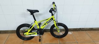 Bicicleta infantil PONY 14 amarilla