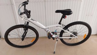 Bicicleta infantil Btwin Poply 300 de color blanco