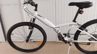Bicicleta infantil Btwin Poply 300 de color blanco