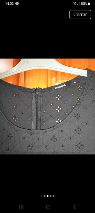 Vestido Desigual bordado sin usar