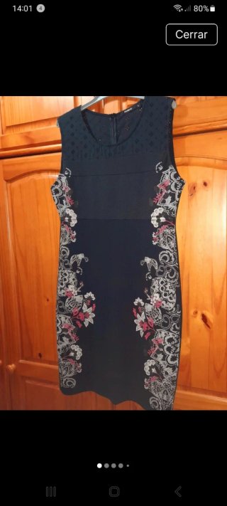 Vestido Desigual bordado sin usar