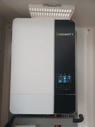 Inversor y baterías litio solar Growatt