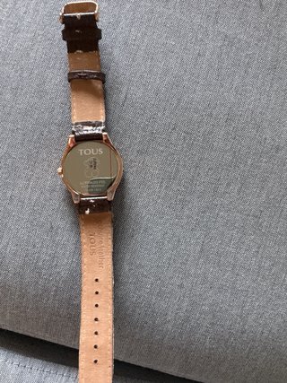 Reloj Tous Correa Piel Marrón Dorado