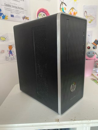 HP Pavilion Escritorio Negro/Plateado