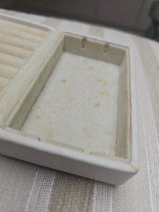 Joyero portaanillos y de viaje blanco