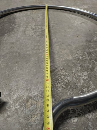Barra para cortina de ducha de aluminio