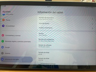 Tablet Lenovo TB125FU + Accesorios