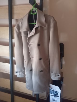 Gabardina Zara Hombre Talla M Beige
