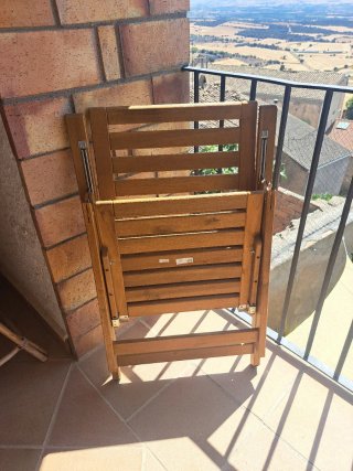 Butaca fusta IKEA reclinable i plegable