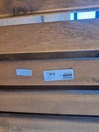 Butaca fusta IKEA reclinable i plegable