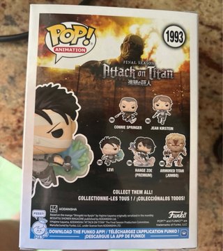 Funko Pop! Attack on Titan Levi 1993