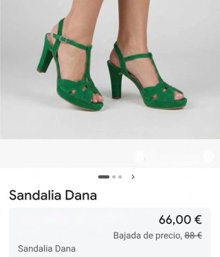 Sandalias DANA Beige/Amarillas Tacon