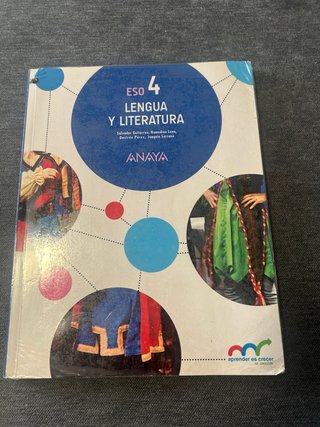 Libro de lengua y literatura de cuarto de E.S.O