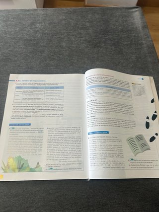 Libro de lengua y literatura de cuarto de E.S.O