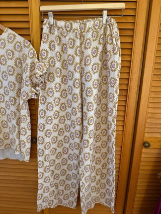 Conjunto Blusón y Pantalón Estampado Talla Única
