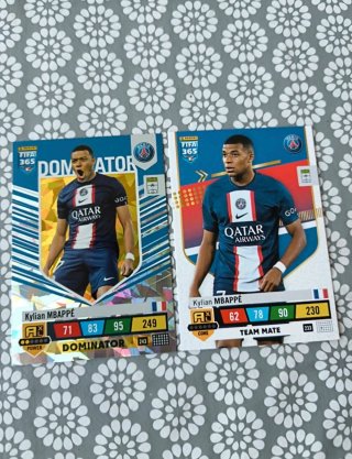 Kylian Mbappé Dominator & Team Mate cards