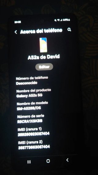 Samsung A52S 5G Negro Multicolor