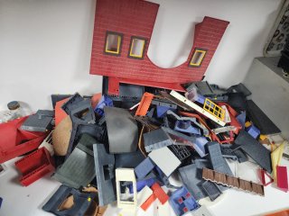 Lote piezas tejado Playmobil