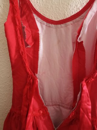 Vestido de flamenca rojo