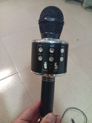 Micrófono Karaoke Infantil Negro