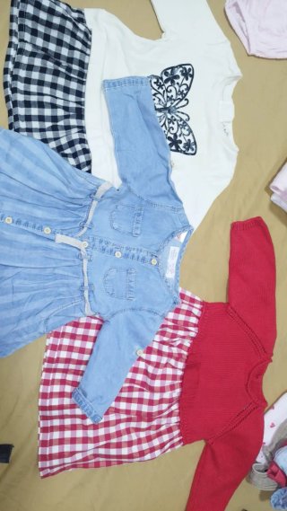 Lote Ropa Bebé Niña Talla 3-6 y 6-9 Meses
