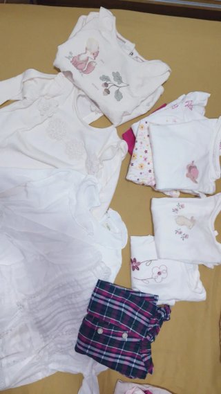 Lote Ropa Bebé Niña Talla 3-6 y 6-9 Meses