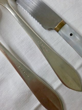 Cubiertos Vintage Gallo y Vencedor