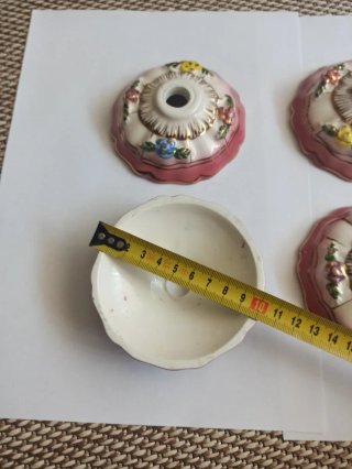 Antichi piatti per lampada Capodimonte