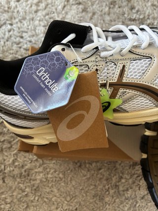 Zapatillas Asics Gel-1130 Blancas y Plateadas